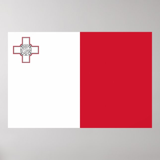 Malta Flag Poster (Front)