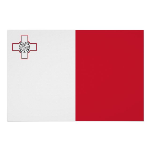 Malta Flag Poster (Front)