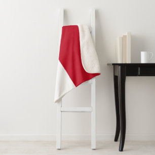 Malta flag sherpa blanket