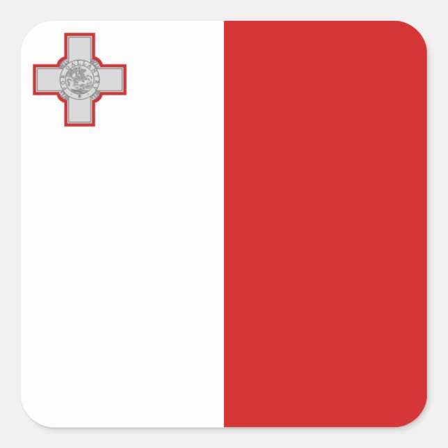 Malta Flag Sticker (Front)