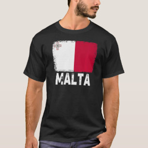 Malta Flag  Support Maltese People Women Men T-Shirt