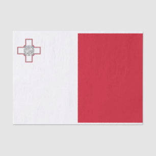 Malta Flag Tissue Paper
