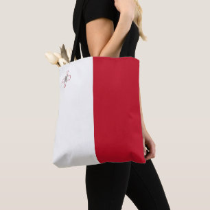 Malta flag tote bag