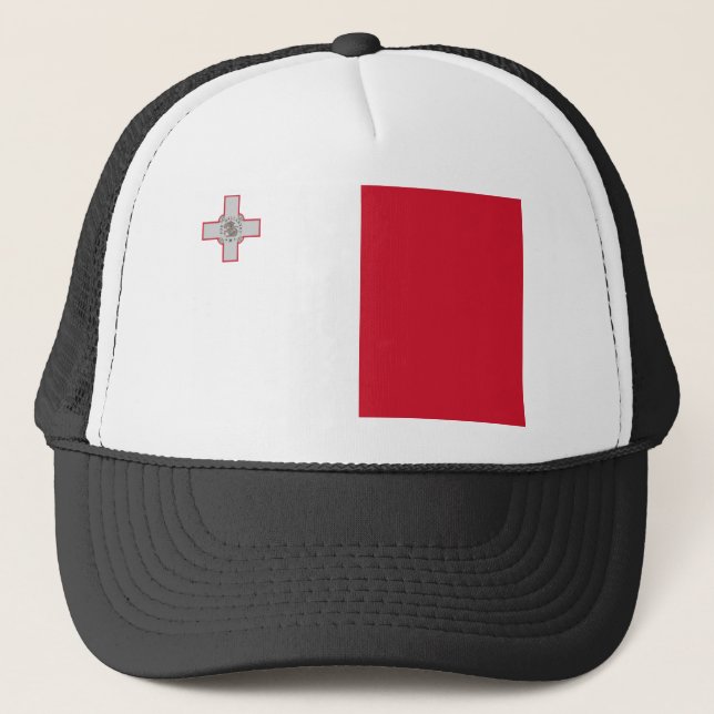 Malta Flag Trucker Hat (Front)
