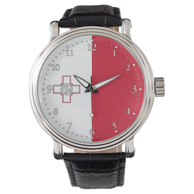 Malta Flag Watch (Front)