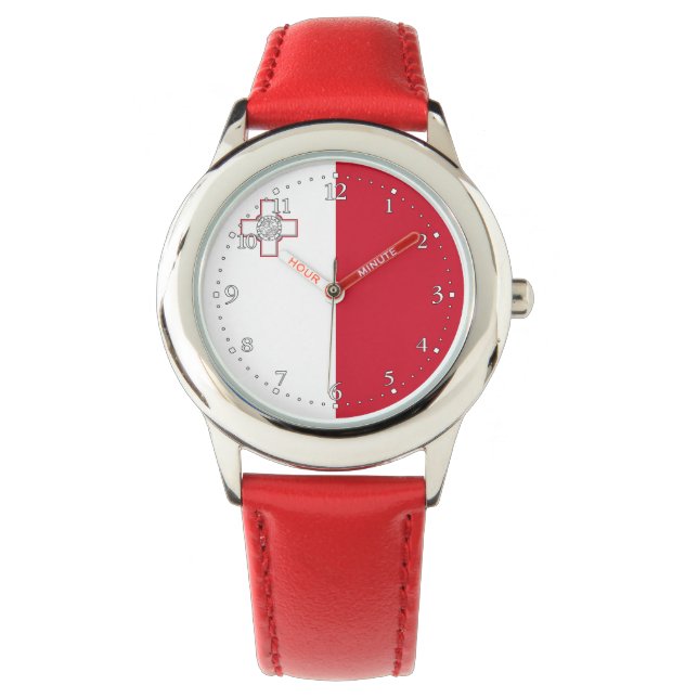 Malta Flag Watch (Front)
