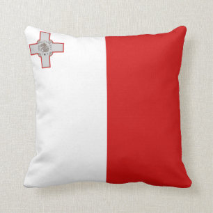Malta Flag x Flag Pillow