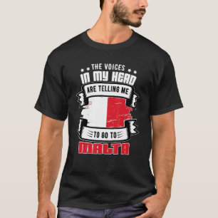 Malta In My Head T-Shirt
