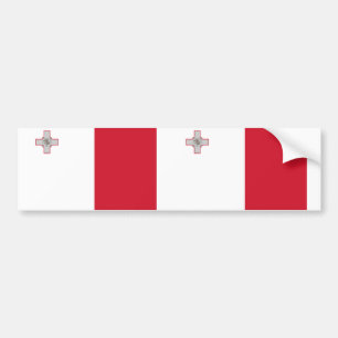 Malta, Malta flag Bumper Sticker