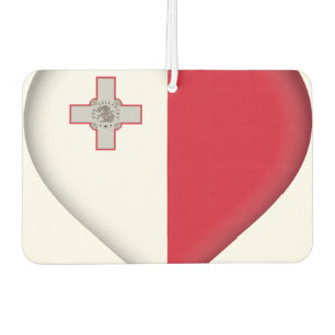 Malta (Maltese) Flag Car Air Freshener
