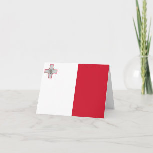 Malta (Maltese) Flag Card