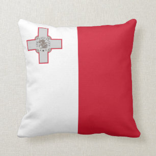 Malta (Maltese) Flag Cushion
