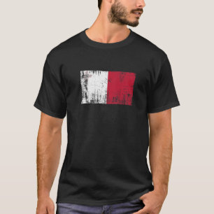 Malta Maltese Flag Gift Football-Fan Sports Adults T-Shirt