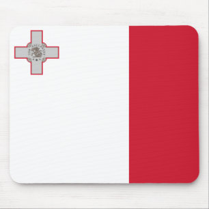 Malta (Maltese) Flag Mouse Mat