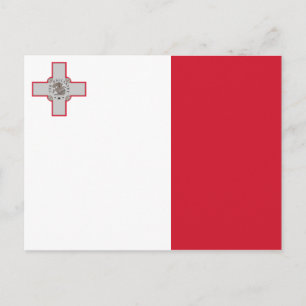 Malta (Maltese) Flag Postcard