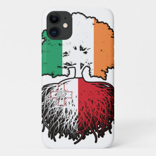 Malta Maltese Irish Ireland Tree Roots Flag iPhone 11 Case