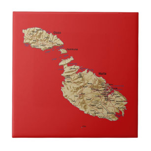 Malta Map Tile