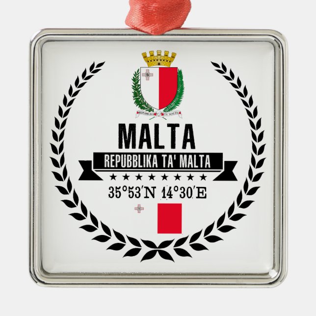 Malta Metal Tree Decoration (Front)