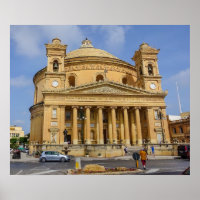 Malta Mosta Rotunda Mediterranean Island Photo