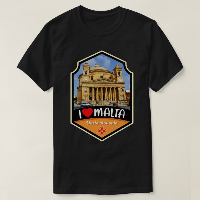Malta Mosta Rotunda T-Shirt (Design Front)
