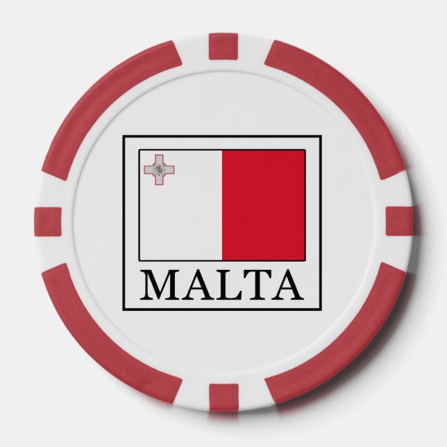 Malta Poker Chips (Front)