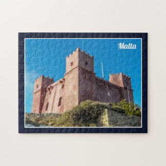 Malta St. Agatha's Tower a.k.a. Red Tower Mellieha Jigsaw Puzzle