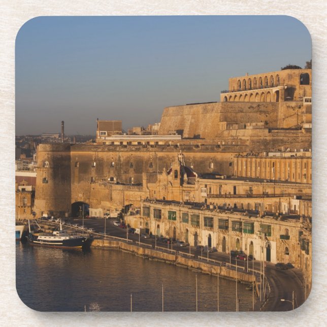 Malta, Valletta, harbour view from Lower Barrakka Coaster (Front)