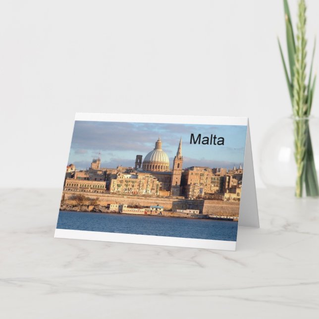 Malta Valletta (St.K) Holiday Card (Front)