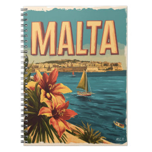 Malta Vintage Notebook