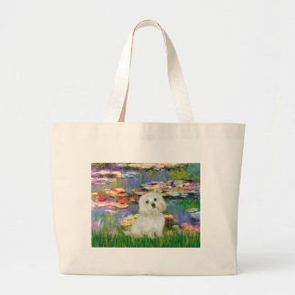Maltese 11 - Lilies 2 Large Tote Bag