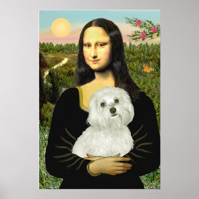 Maltese 11 - Mona Lisa Poster (Front)
