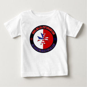 Maltese American Cross Ensign Baby T-Shirt