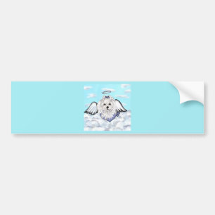 Maltese Angel Bumper Sticker