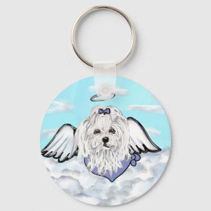 Maltese Angel Key Ring