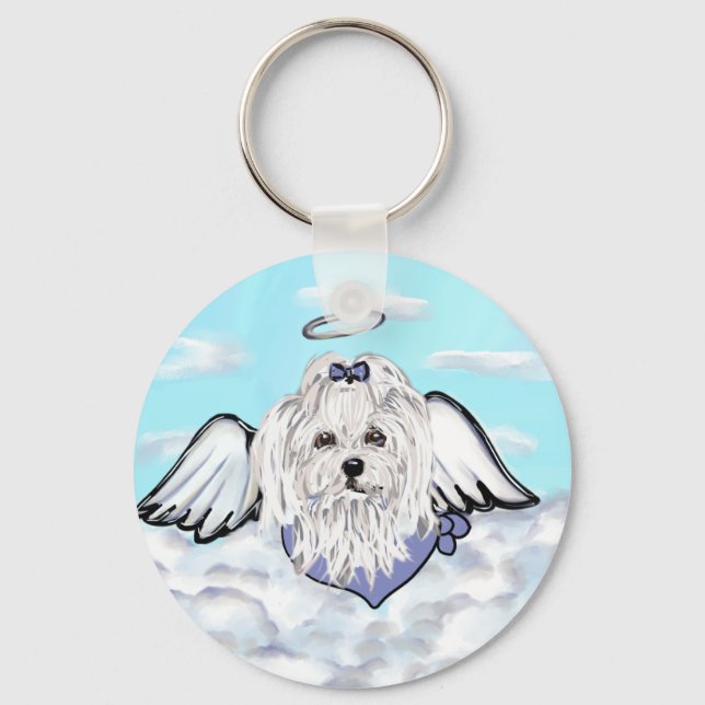 Maltese Angel Key Ring (Front)
