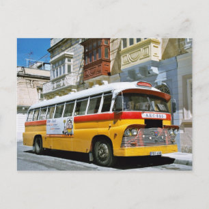 Maltese bus Postcard