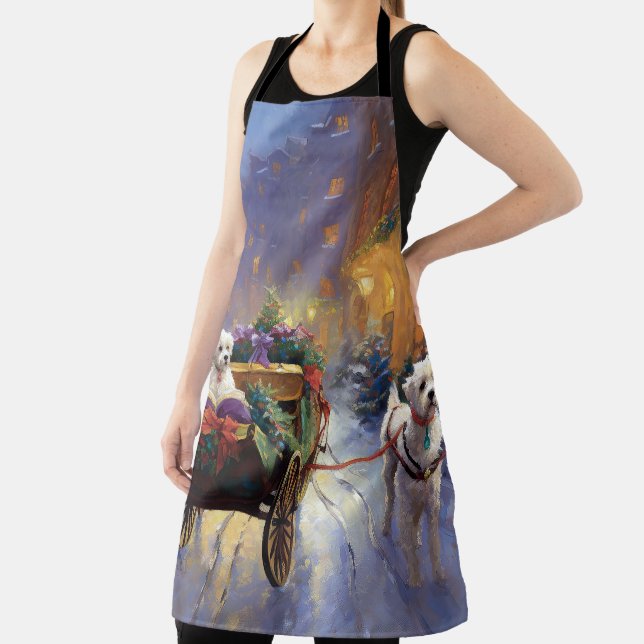 Maltese Christmas Festive Season Apron (Insitu)