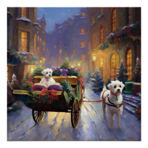 Maltese Christmas Festive Season Poster