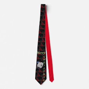 Maltese Christmas Tie