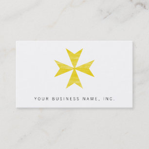 Maltese Cross Business Card