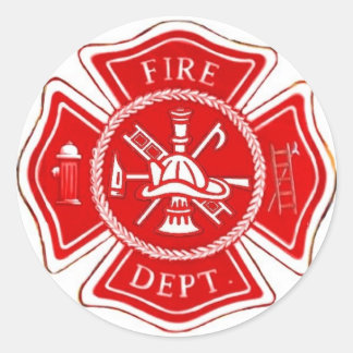 MALTESE CROSS CLASSIC ROUND STICKER