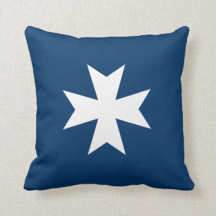 Maltese Cross Cushion