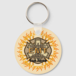 Maltese Cross EMT keychain