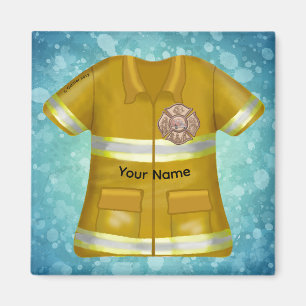 Maltese Cross  Firefighter  Magnet