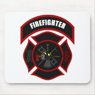 Maltese Cross - Firefighter Mouse Mat