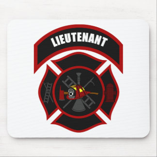 Maltese Cross - Lieutenant (Red Helmet) Mouse Mat