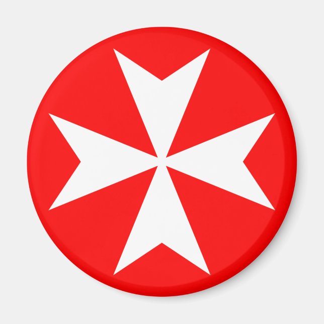 Maltese Cross Magnet (Front)