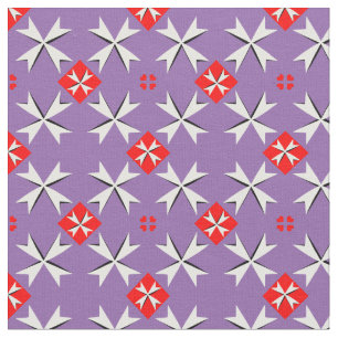 Maltese Cross & Malta Flag Trendy Fabric /fashion