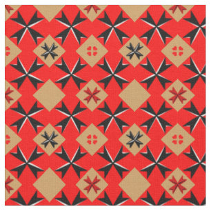 Maltese Cross & Malta Flag Trendy Fabric /fashion