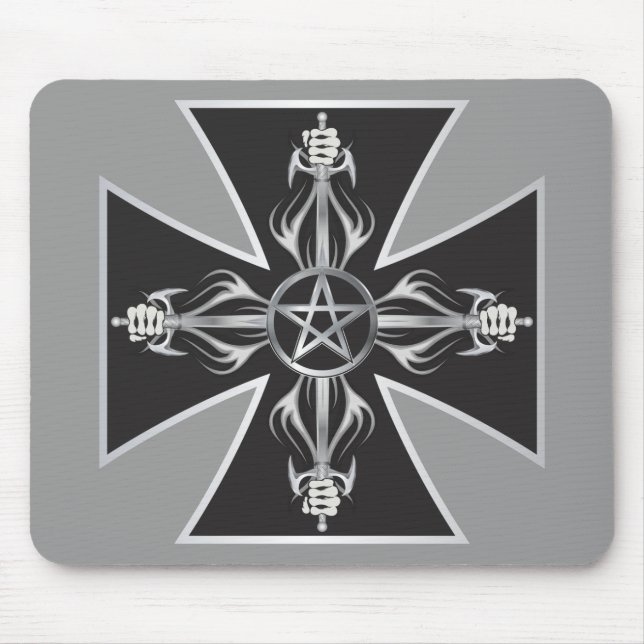 Maltese Cross Mouse Mat (Front)